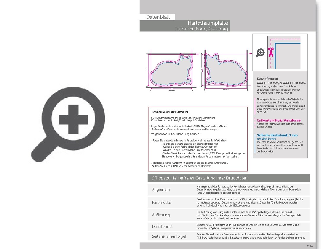 Product Bild hartschaumplatte_in_katze-form_konturgefr__st___beidseitig_4_4-farbig_bedruckt